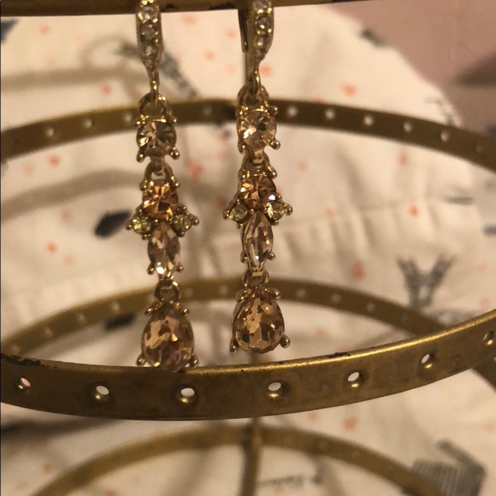 Givenchy crystal drop earrings